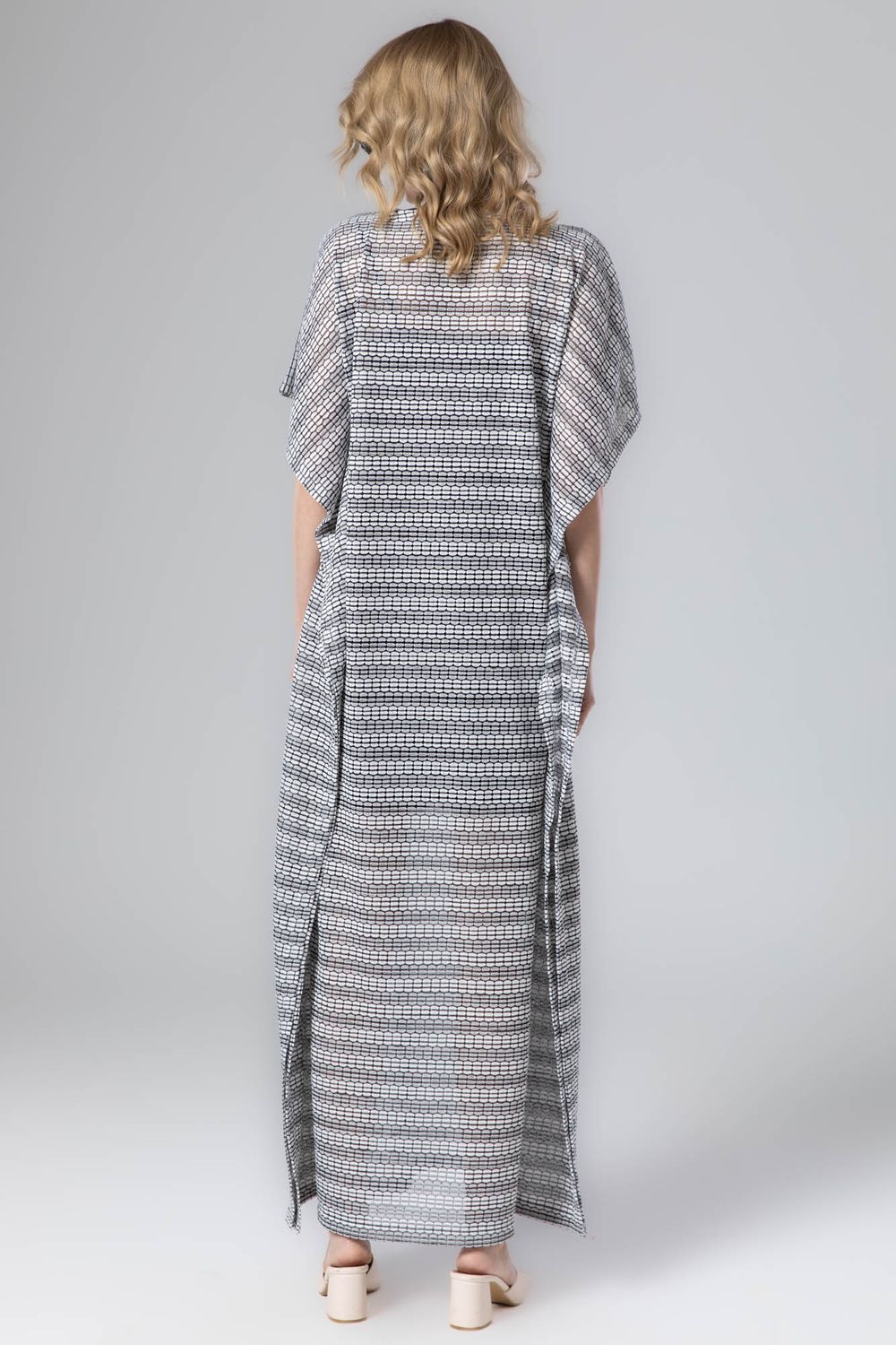 Jamila women wide scoop neck slip on kaftan