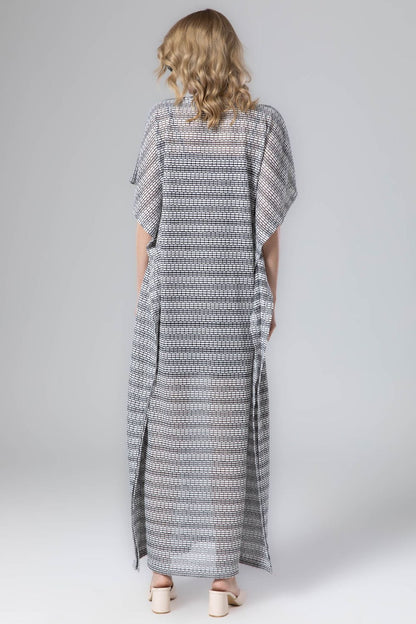 Jamila women wide scoop neck slip on kaftan