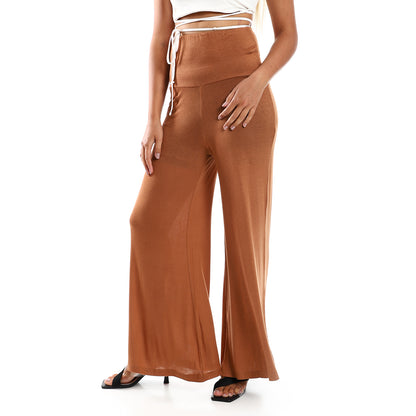 Jamila Women Solid Pattern Flare Fit Pants