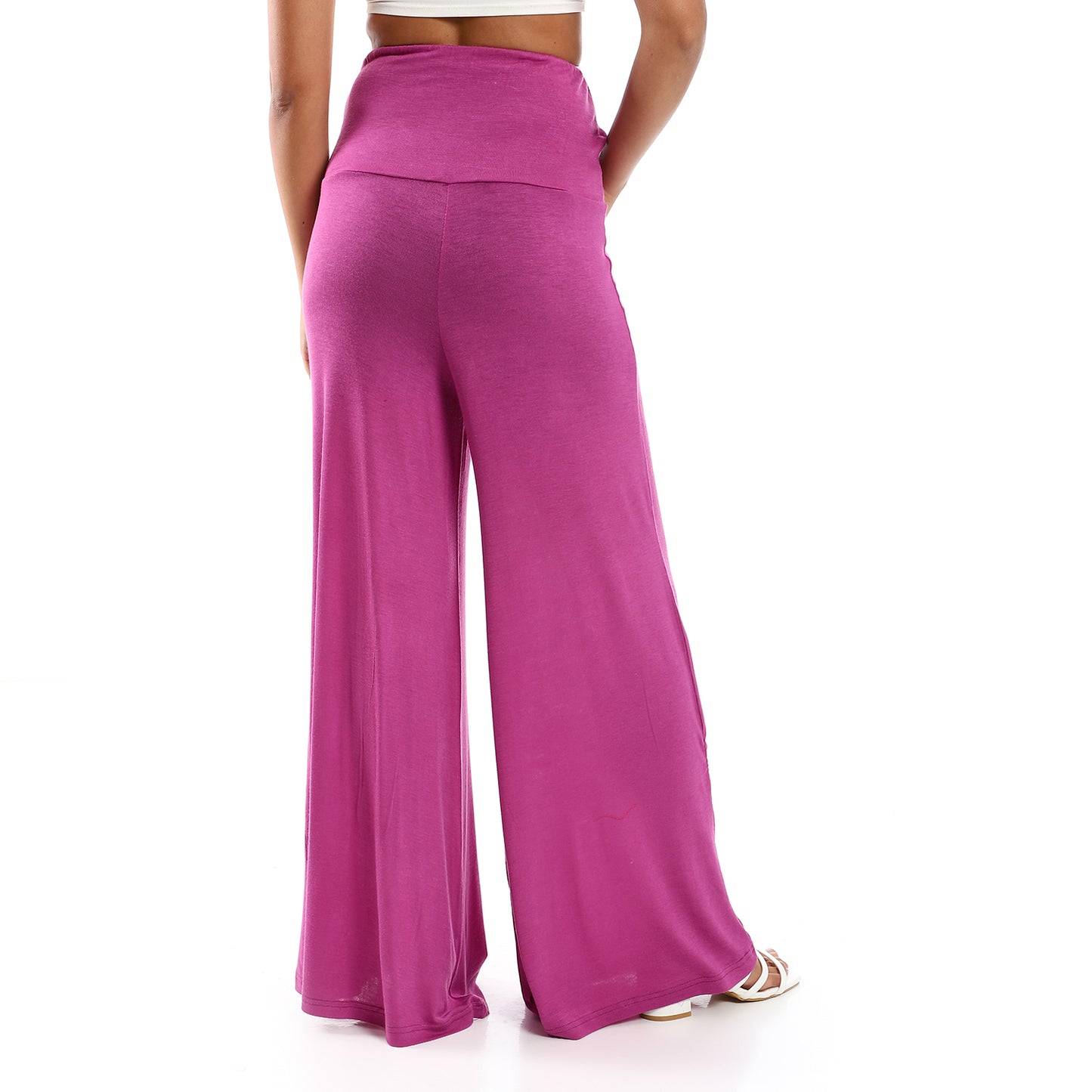 Jamila Women Solid Pattern Flare Fit Pants