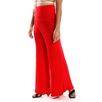 Jamila Women Solid Pattern Flare Fit Pants