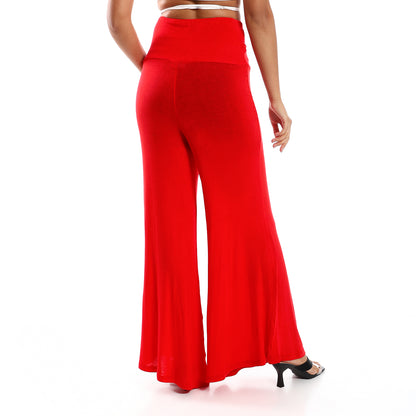 Jamila Women Solid Pattern Flare Fit Pants