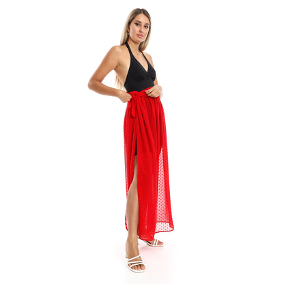 Jamila women wrapped up self stitches cover up