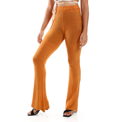 Jamila Women Flare Fit Solid PANTS