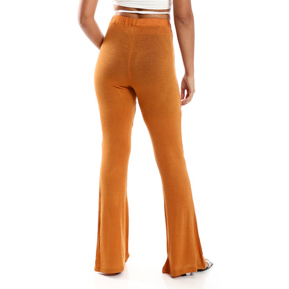 Jamila Women Flare Fit Solid PANTS