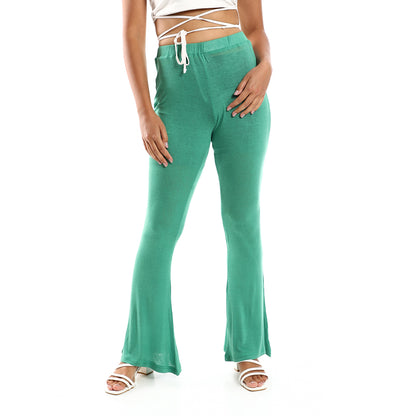 Jamila Women Flare Fit Solid PANTS