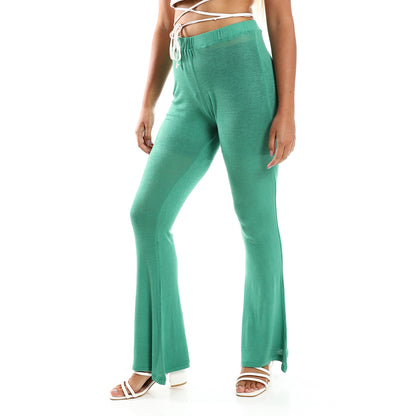 Jamila Women Flare Fit Solid PANTS