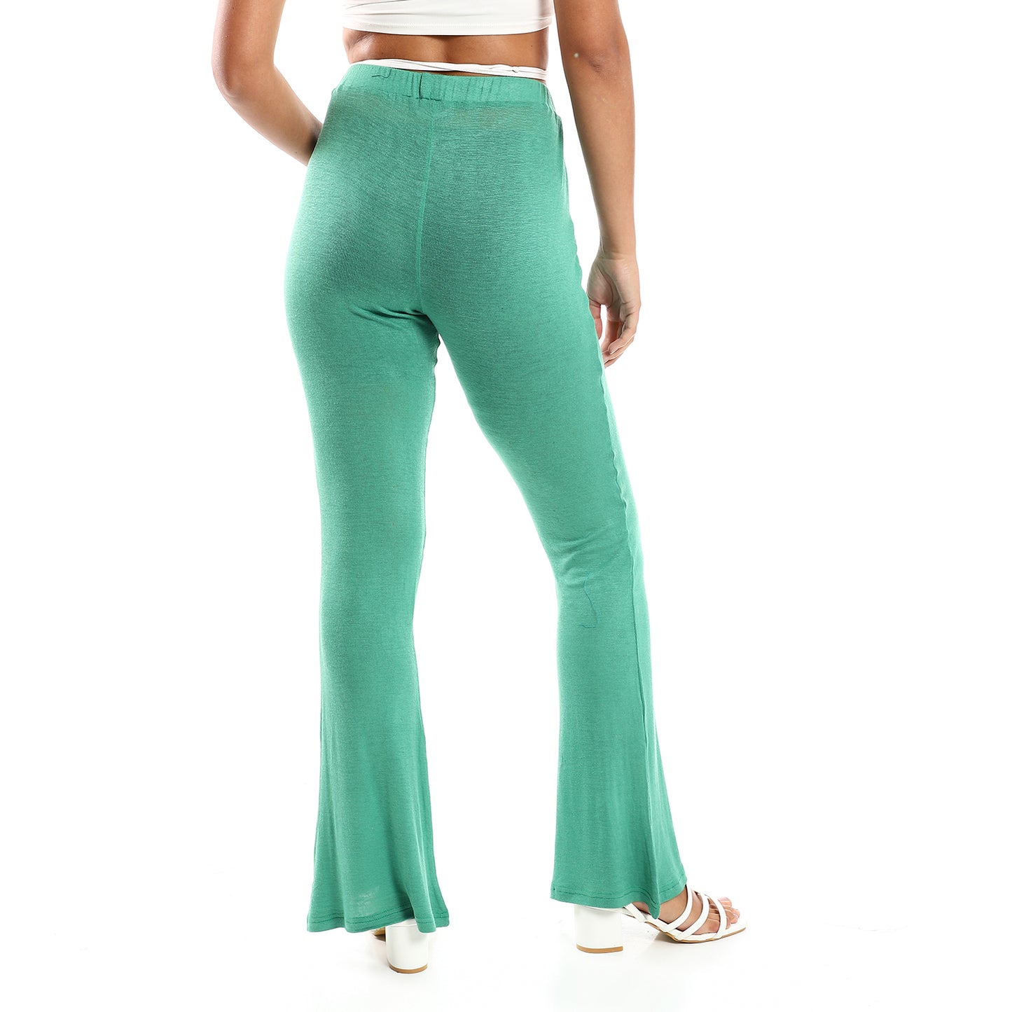 Jamila Women Flare Fit Solid PANTS