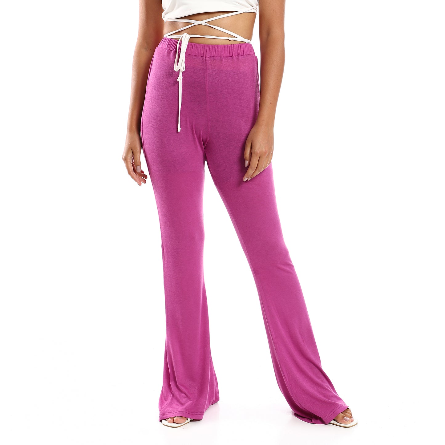 Jamila Women Flare Fit Solid PANTS