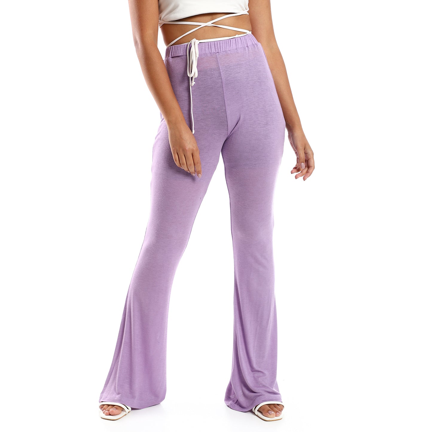 Jamila Women Flare Fit Solid PANTS