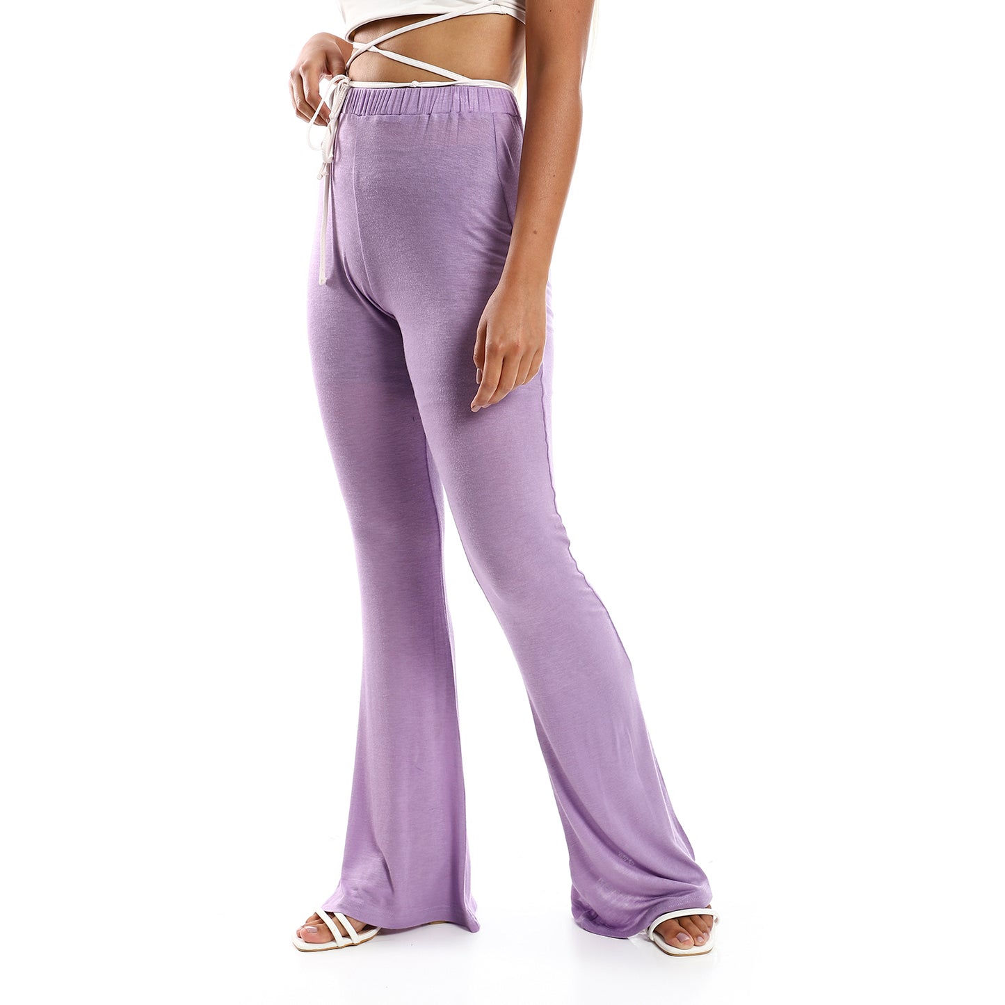 Jamila Women Flare Fit Solid PANTS