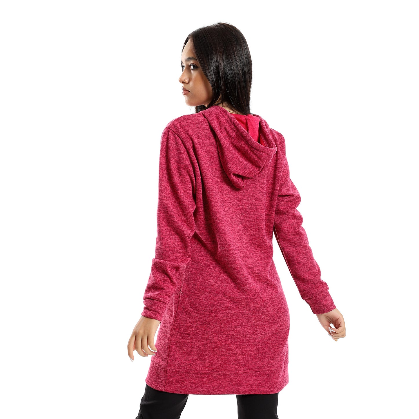 Jamila women slip on long hoodie