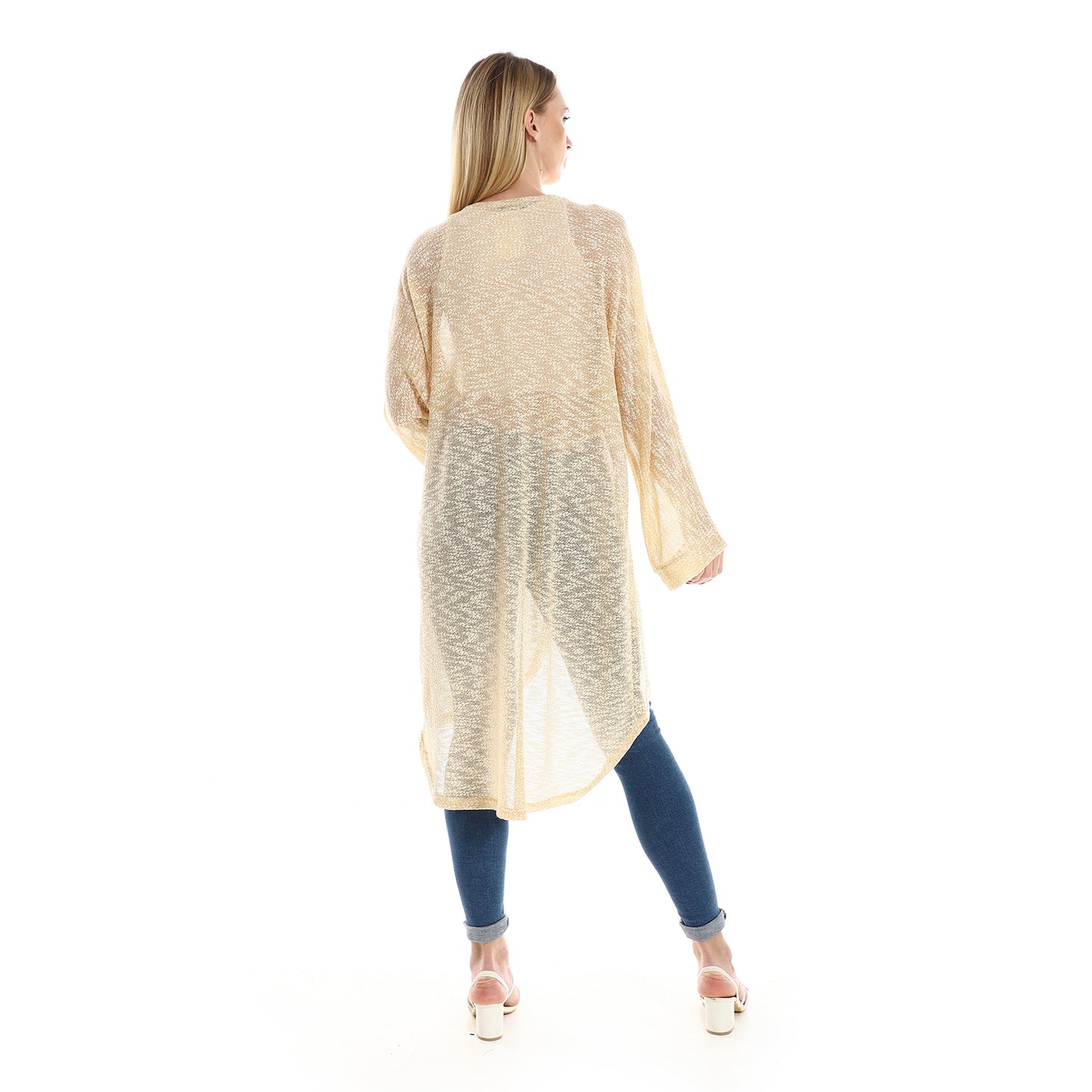 جميلة للنساء محبوكة بأكمام طويلة ومقاس كبير