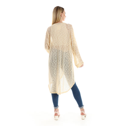 جميلة للنساء محبوكة بأكمام طويلة ومقاس كبير