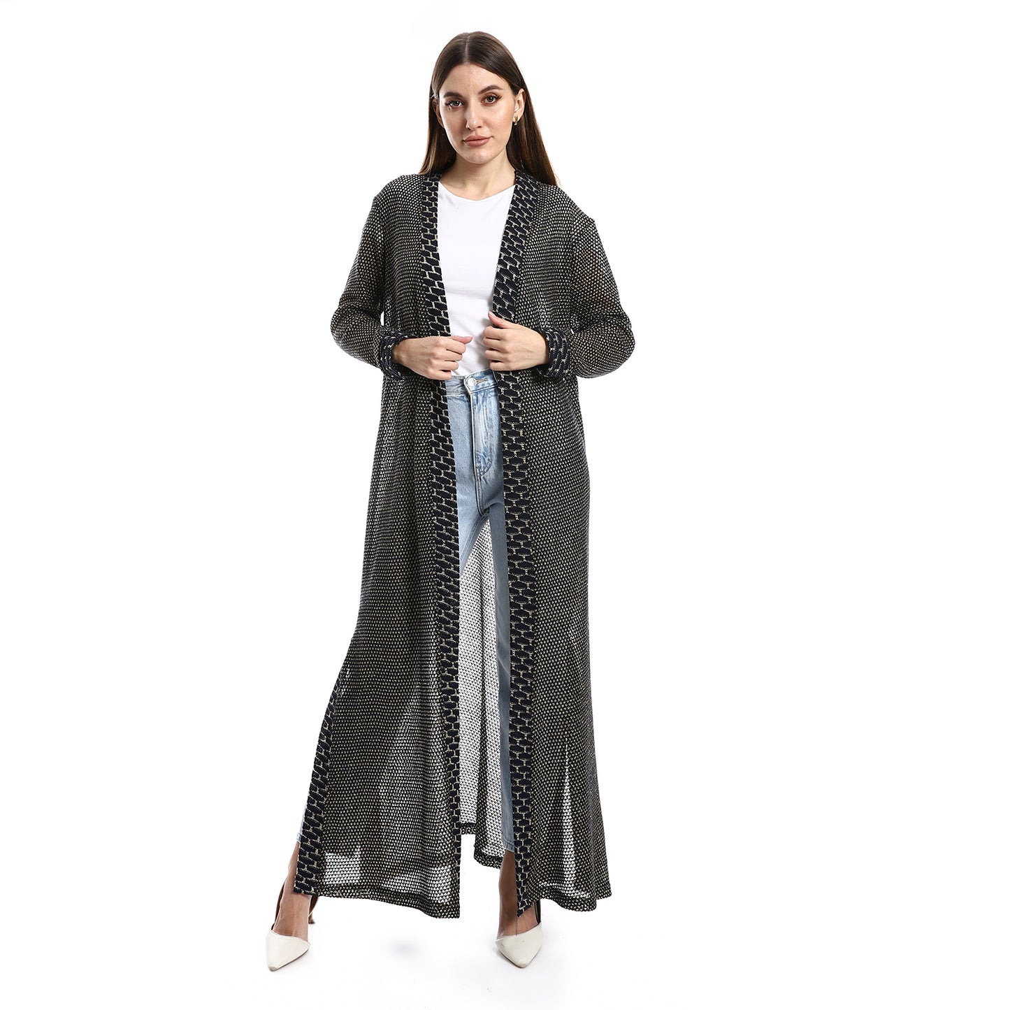 Jamila Lace Up Long Sleeves Cardigan women