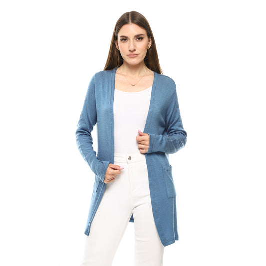 jamila Long Sleeves Open Neckline Cardigan