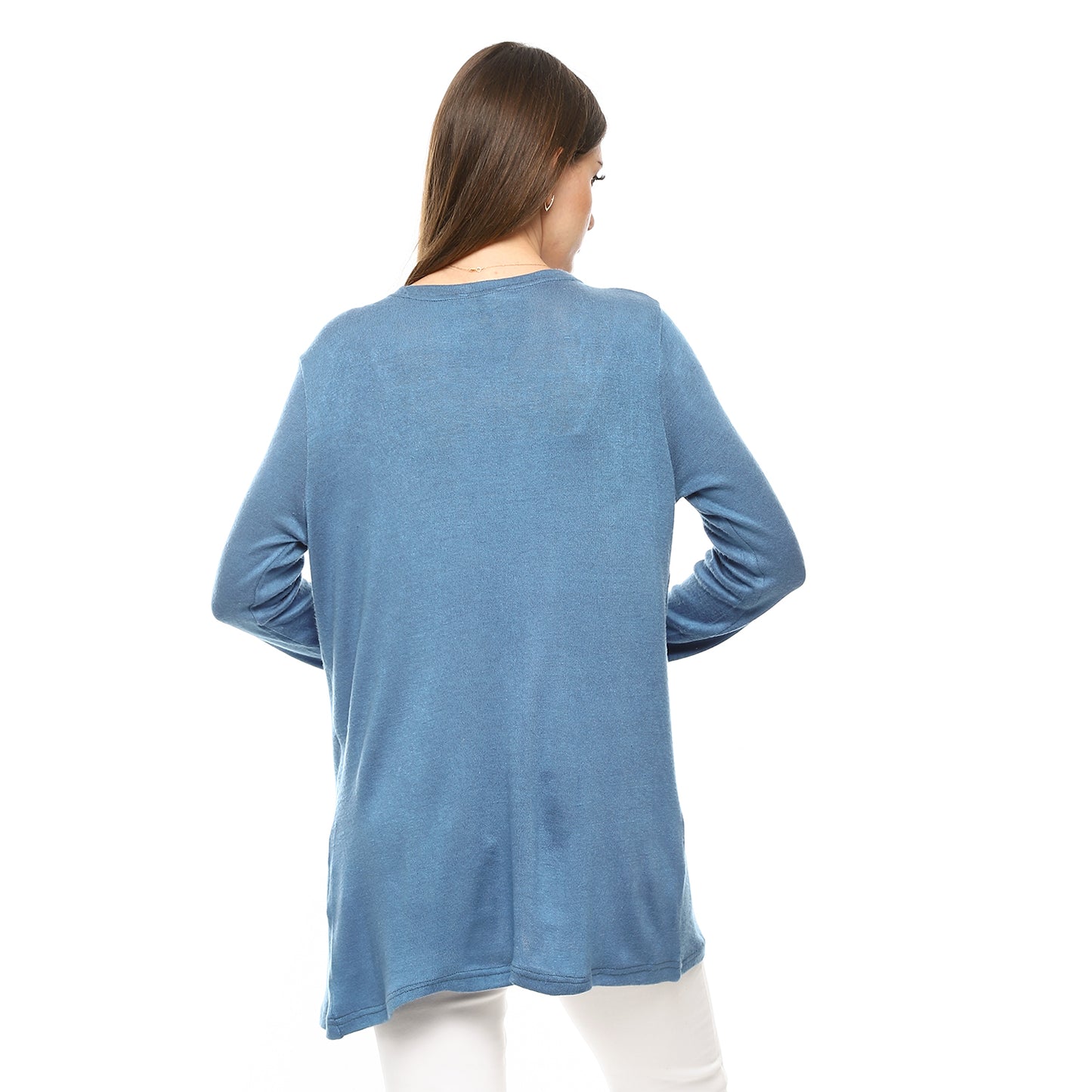 كارديجان جميلا بأكمام طويلة ورقبة مفتوحة