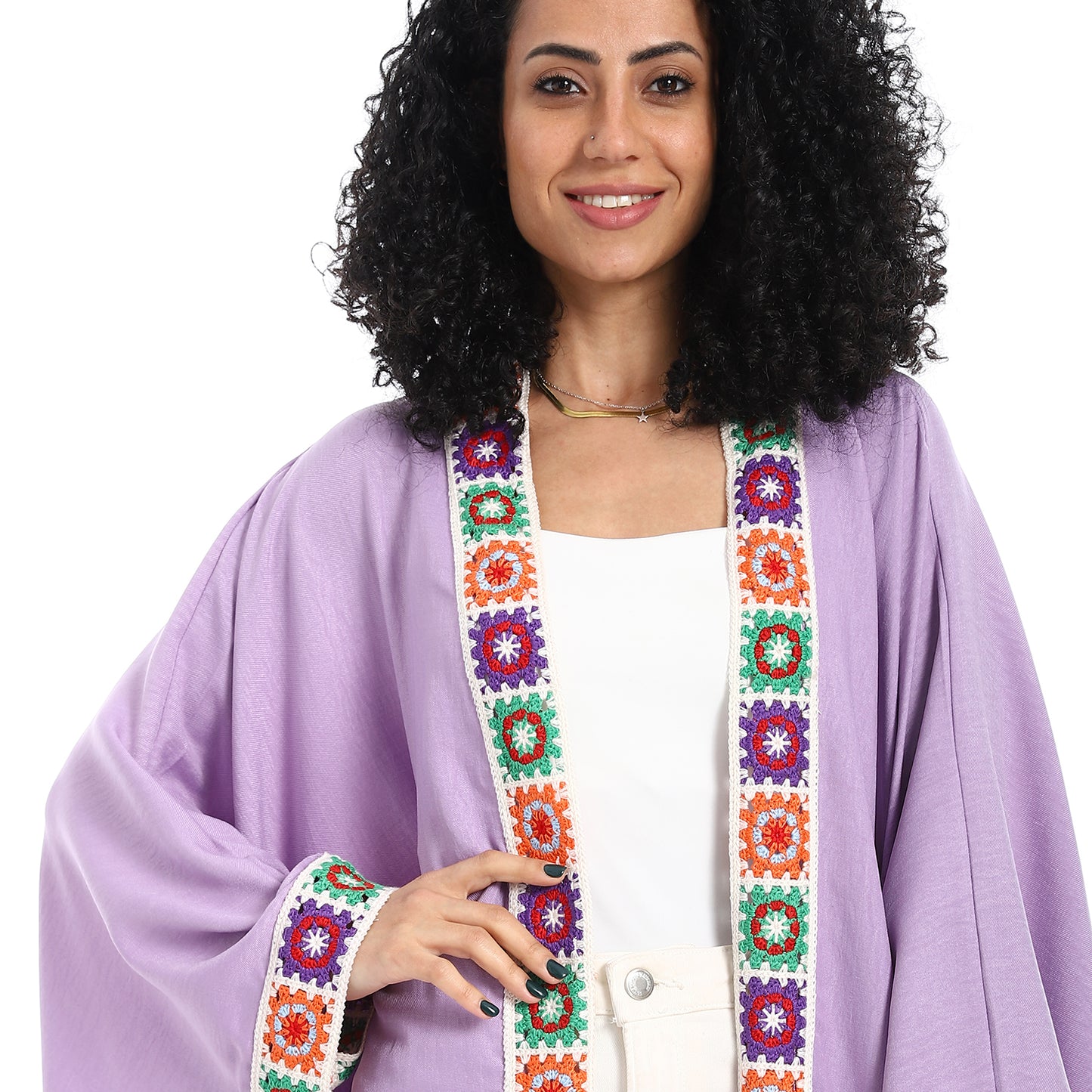 Plain women's cardigan