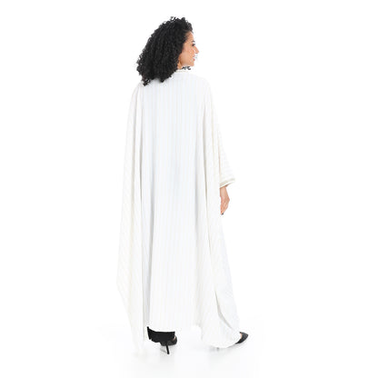 Striped women's cardigan