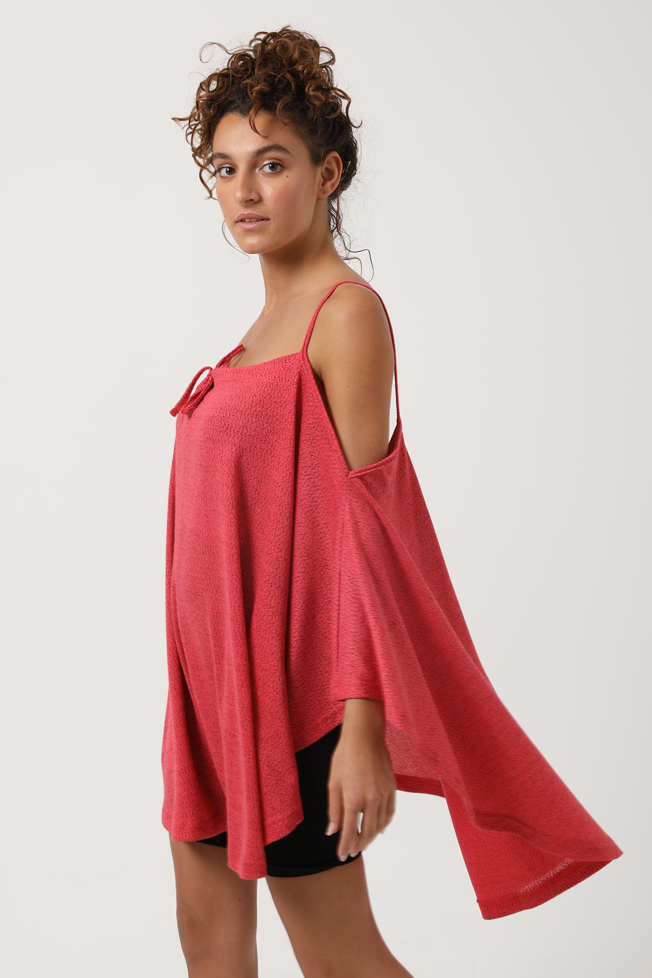 Spaghetti Straps Cover Up - Light Grey