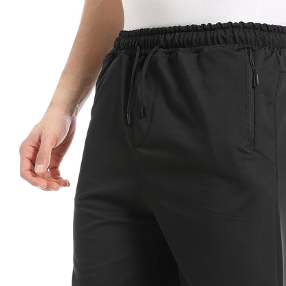 summer Melton shorts with zipper