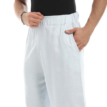 Red Circle Linen Shorts Men