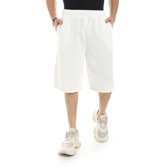 Red Circle Shorts Biscuit Men