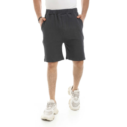 Red Circle Bromno Shorts Men
