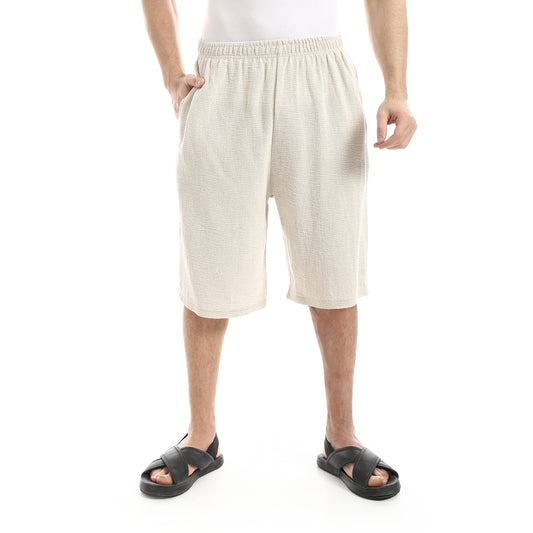 شورت خفيف بخصر مطاطي