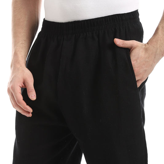 شورت كاجوال بخصر مطاطي