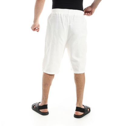 شورت كاجوال بخصر مطاطي