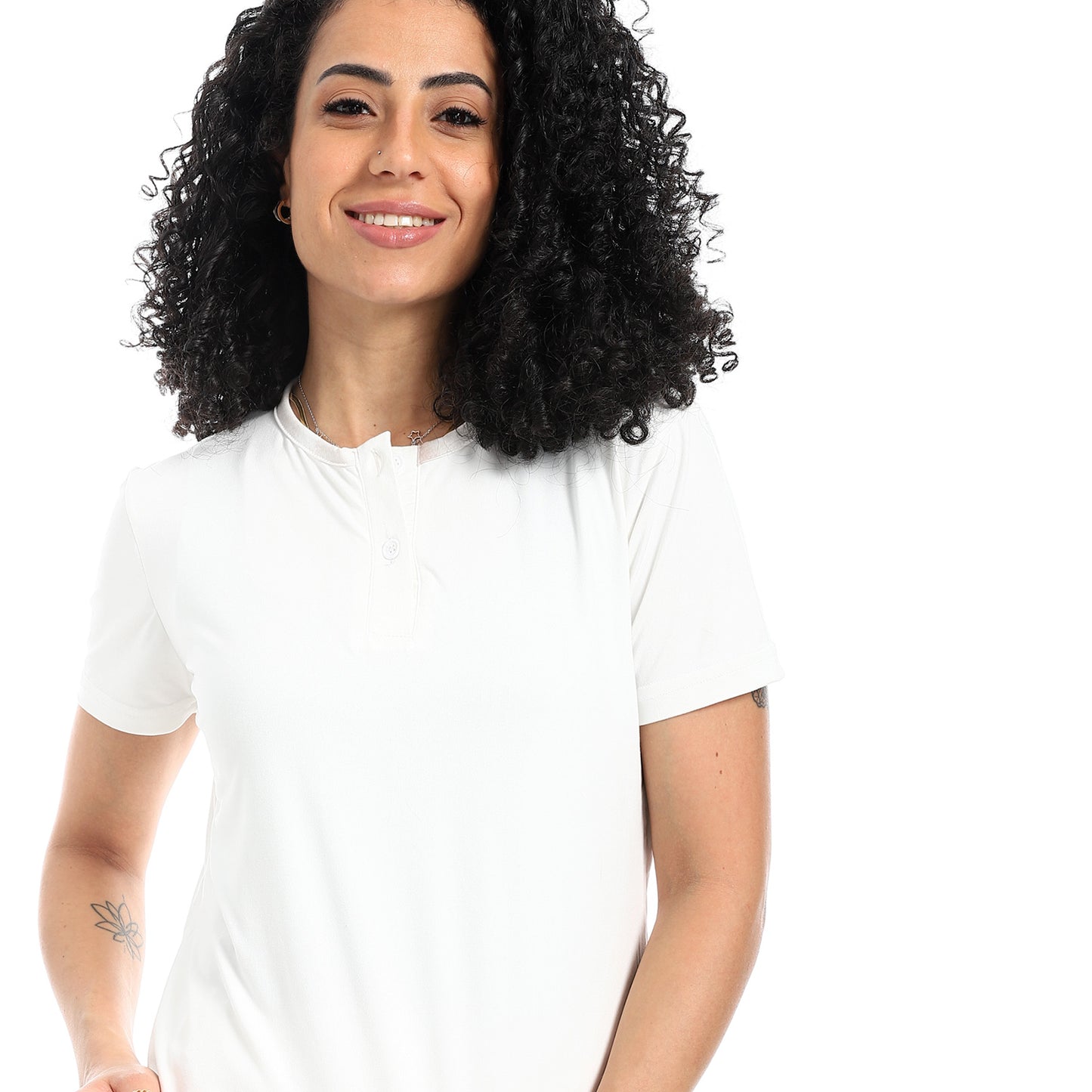 Self Pattern Short Sleeves Pajama Set