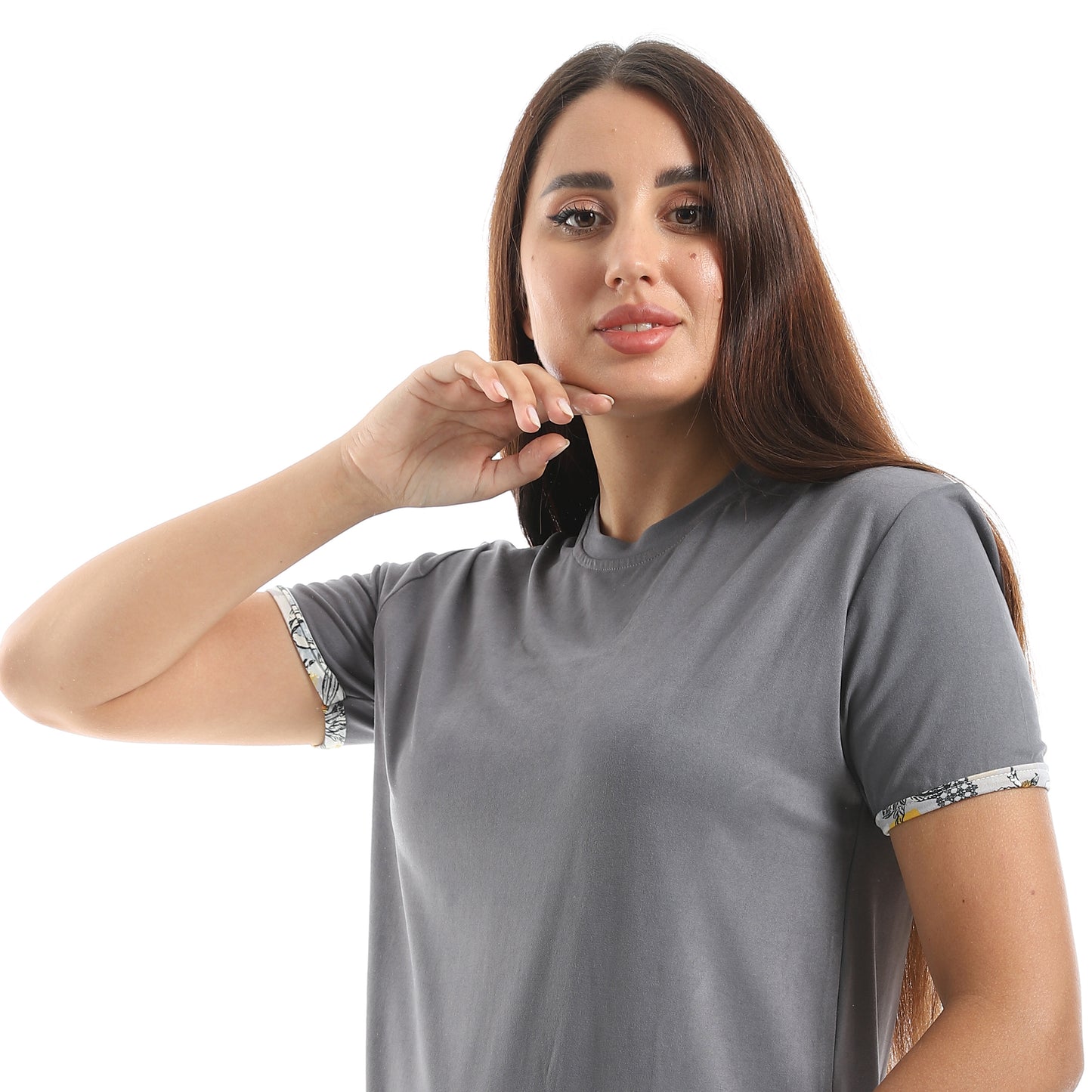 pajama with T-shirt and patterned pants