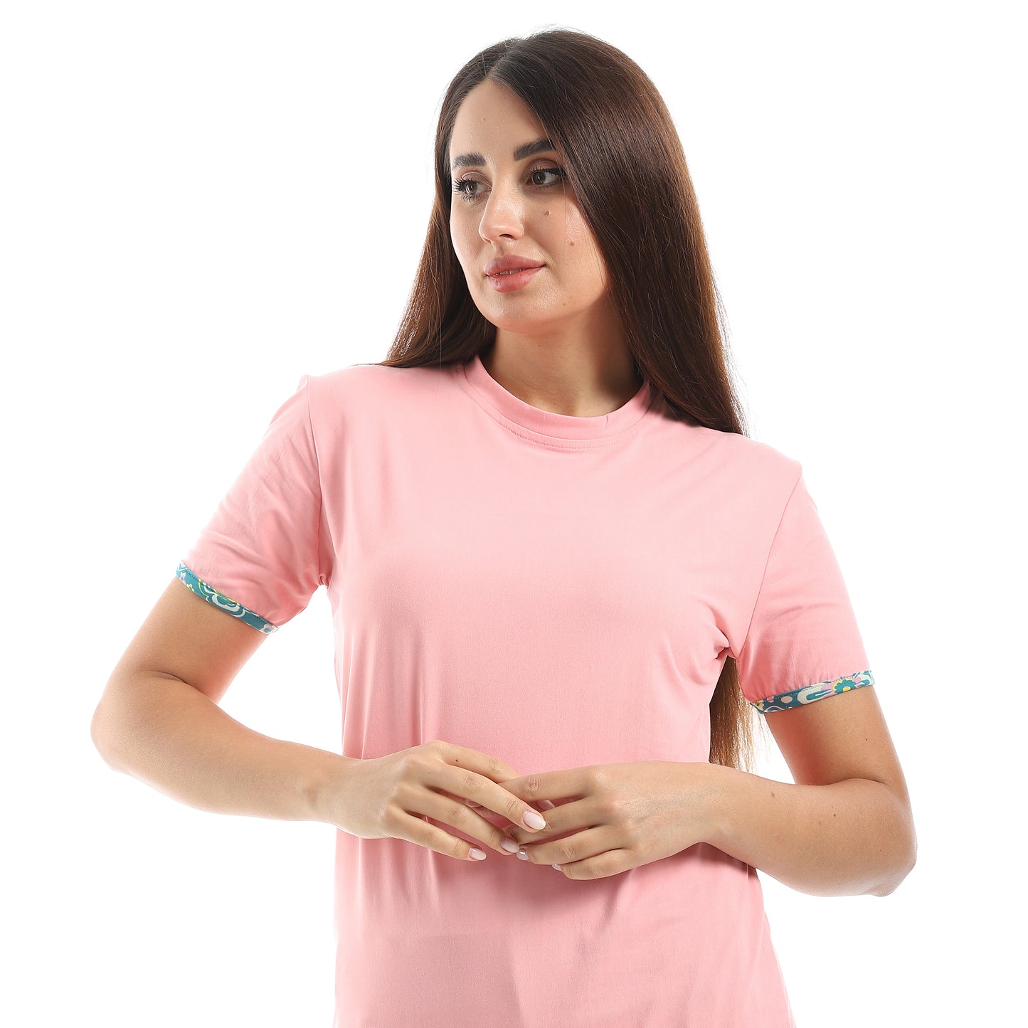 pajama with T-shirt and patterned pants