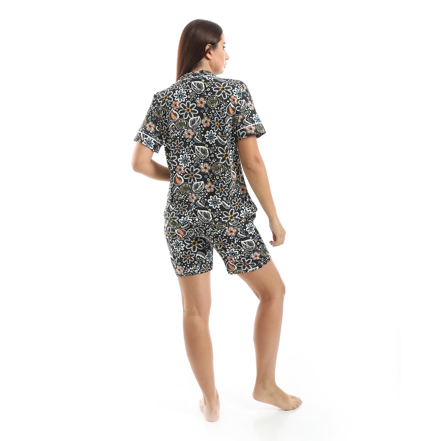 classic pajama with T-shirt and shorts