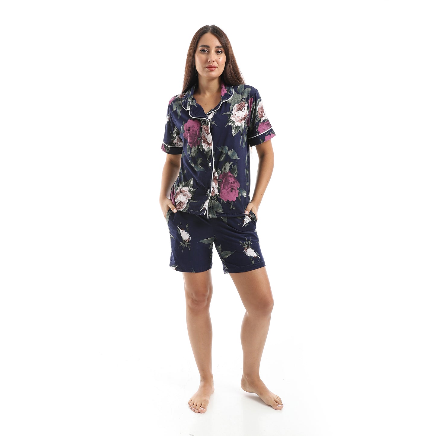 classic pajama with T-shirt and shorts