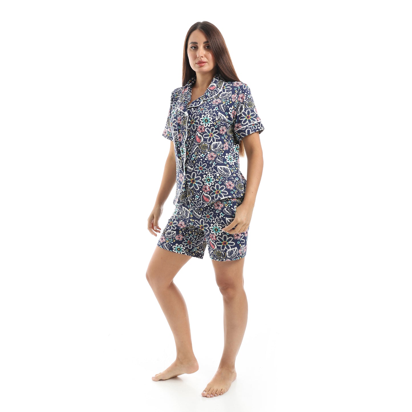 classic pajama with T-shirt and shorts