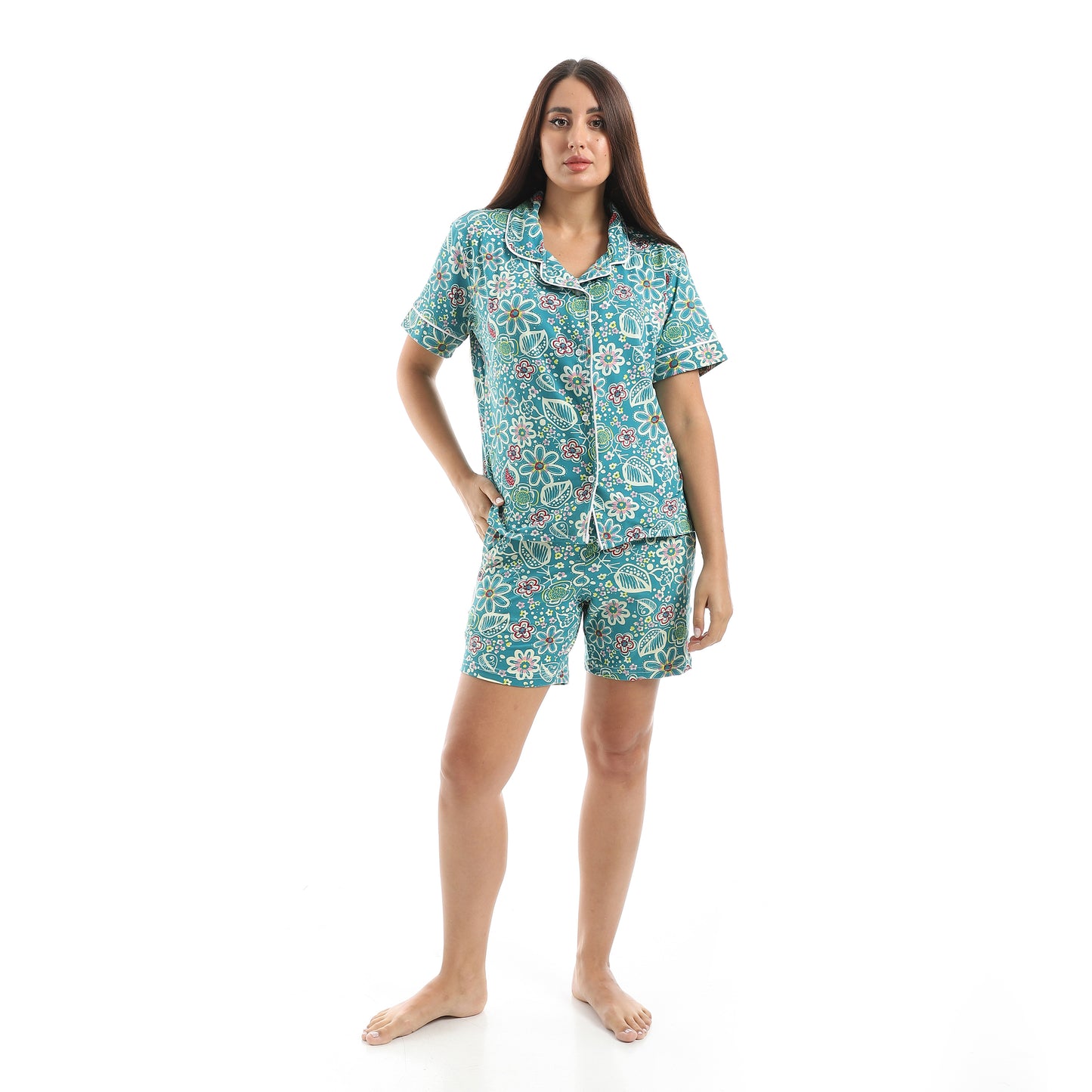 classic pajama with T-shirt and shorts