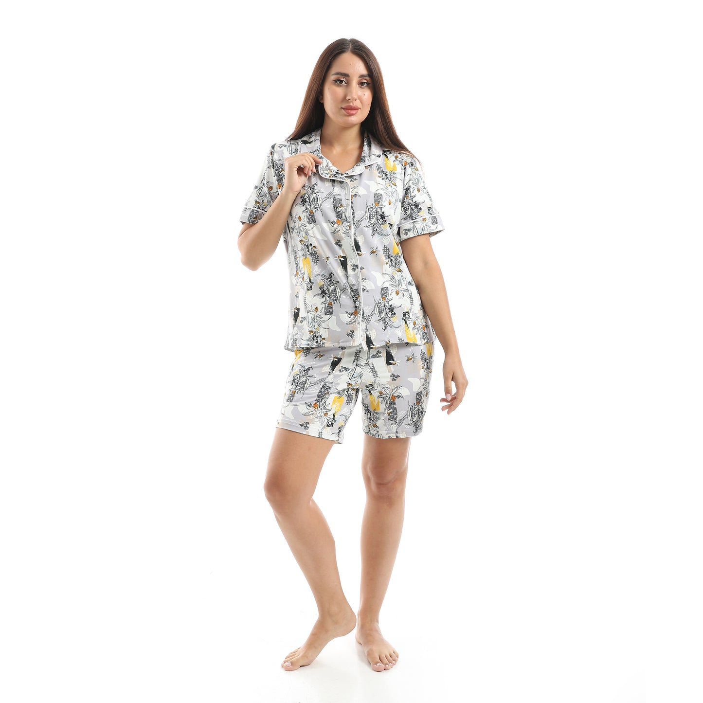 classic pajama with T-shirt and shorts