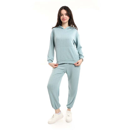 Casual Hoodie and Jogger Sweatpants Set