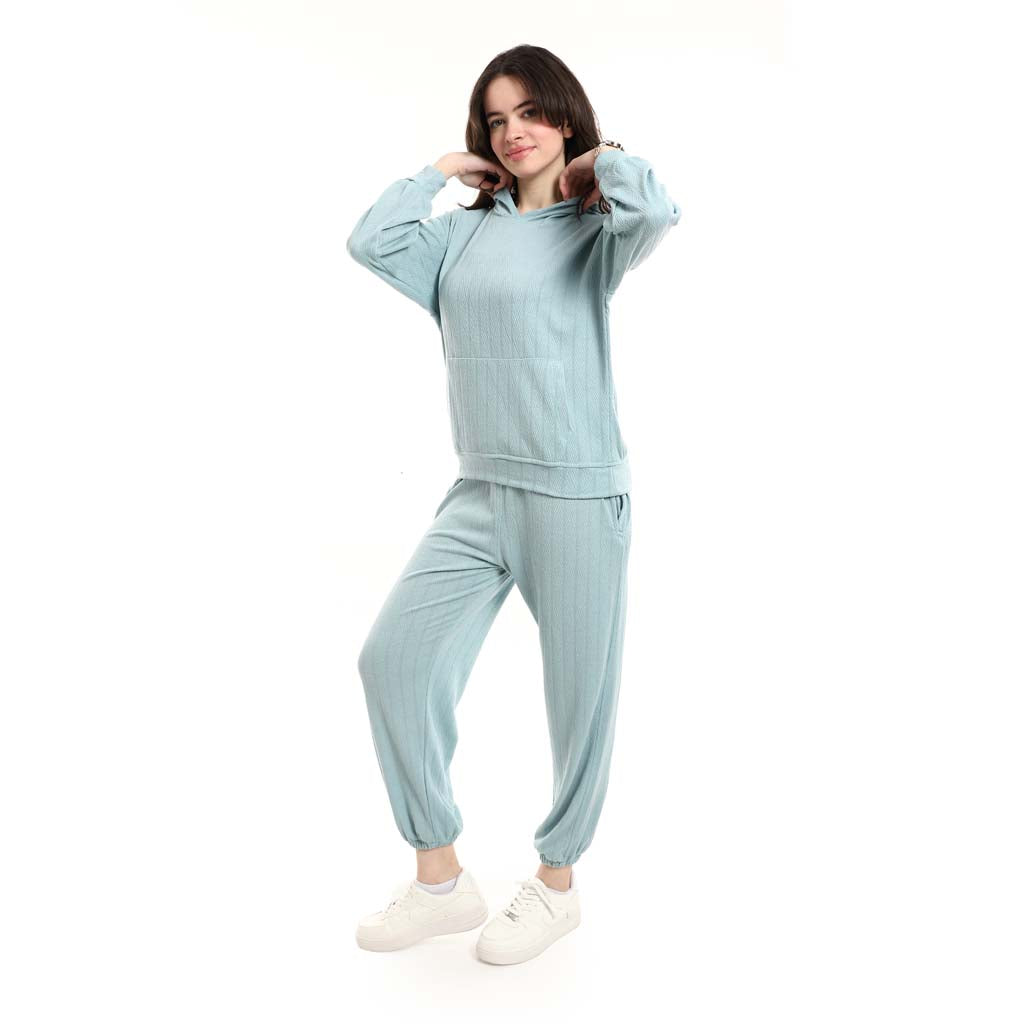 Casual Hoodie and Jogger Sweatpants Set