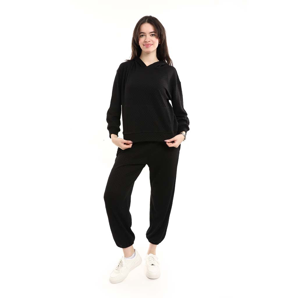 Casual Hoodie and Jogger Sweatpants Set