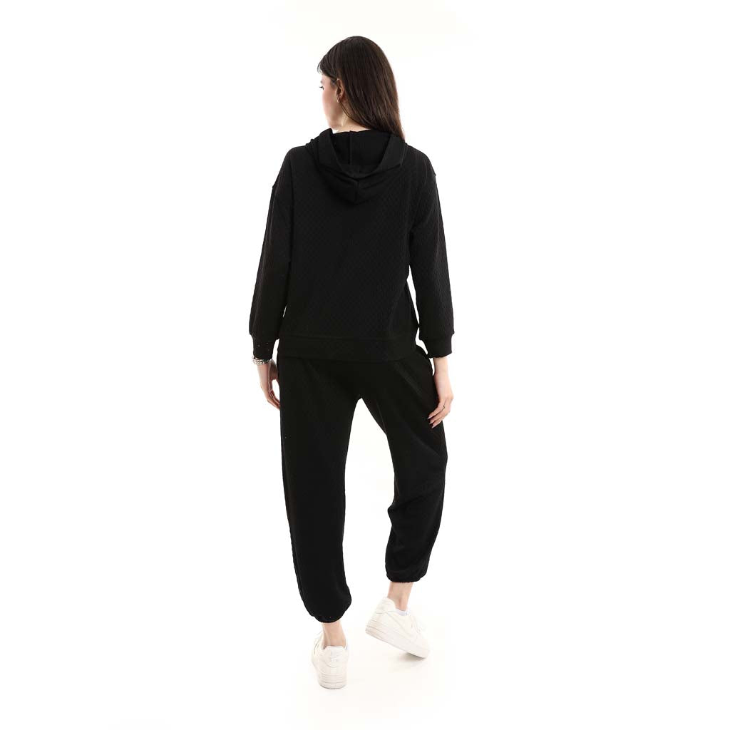 Casual Hoodie and Jogger Sweatpants Set