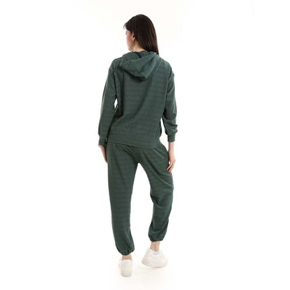 Casual Hoodie and Jogger Sweatpants Set