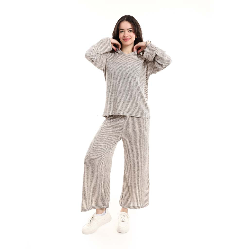Casual Hoodie and Jogger Sweatpants Set
