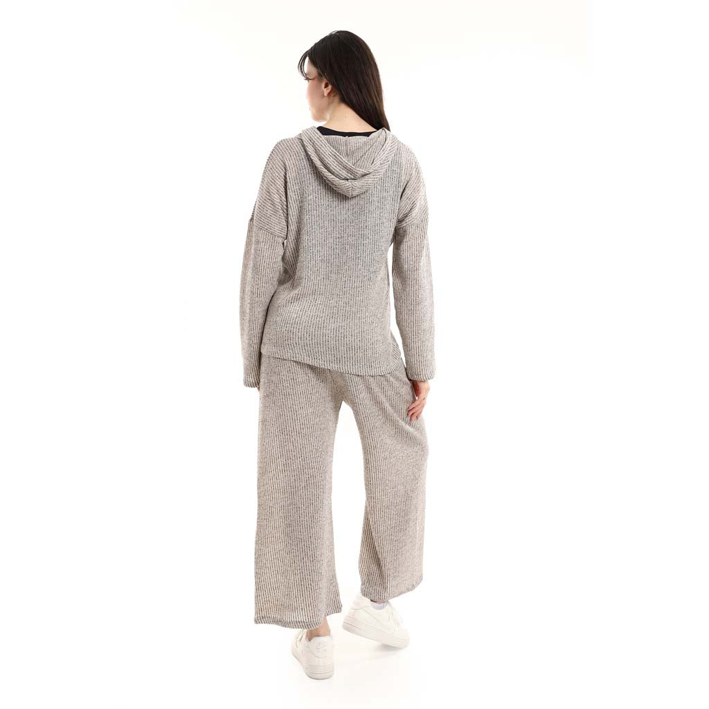 Casual Hoodie and Jogger Sweatpants Set