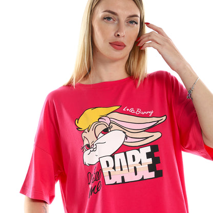 Printed Zebra Short Sleeves Pajama Set