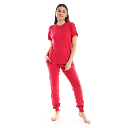 kady Plain Comfy Slip On Pajama Set women
