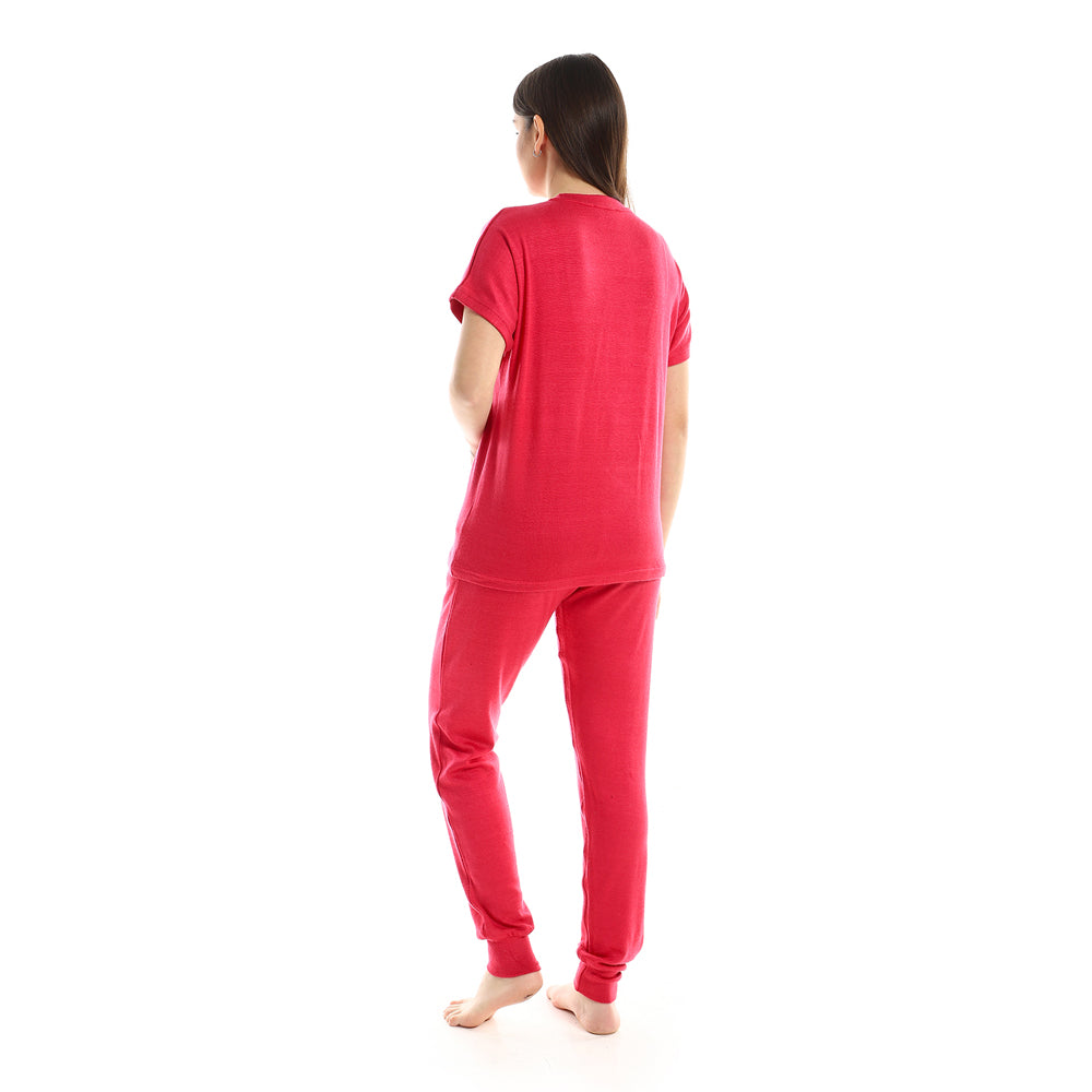 kady Plain Comfy Slip On Pajama Set women