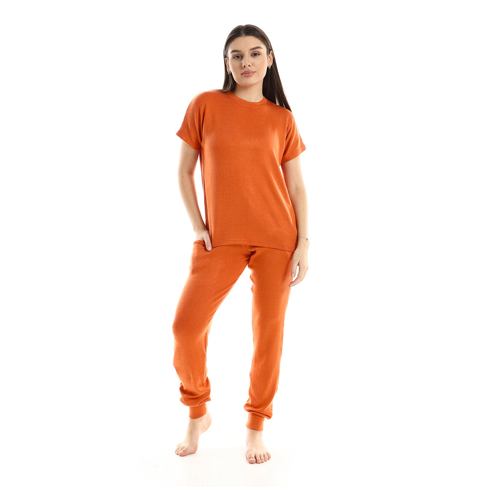 kady Plain Comfy Slip On Pajama Set women